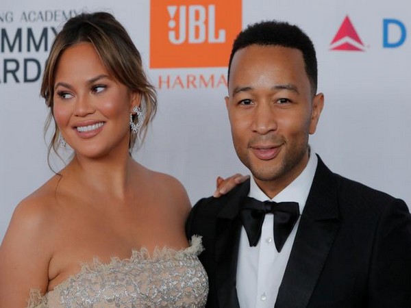 Chrissy Teigen and John Legend attends the 2018 pre-grammy gala and grammy salute to Industry Icons