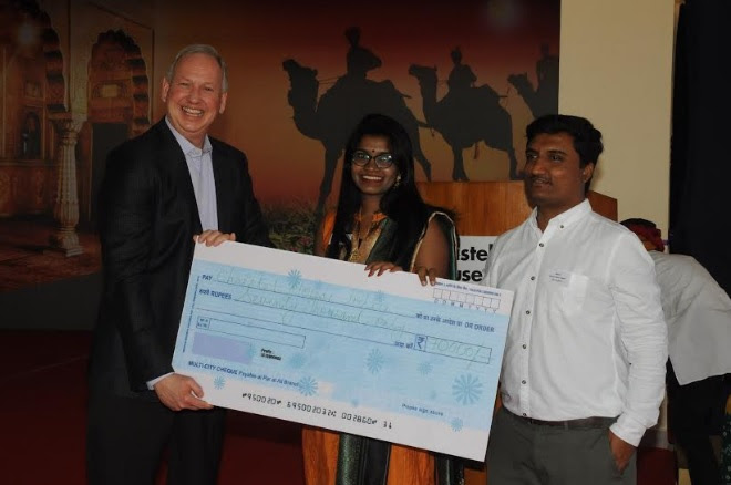 Christel House alumni donate Rs 70000 to enable the organization's vision