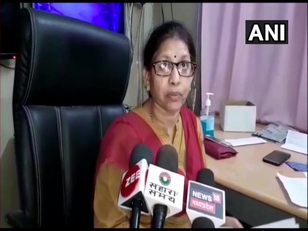 Dr Mamta Timori, civil surgeon at hospital speaking to reporters. Photo/ANI