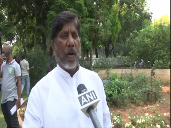 Congress leader Batti Vikramarka speaking to ANI in Hyderabad. (File Photo)