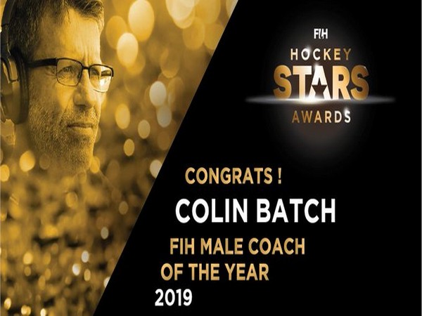 Colin Batch wins FIH Male Coach of the Year 2019 award (Image: FIH Twitter)