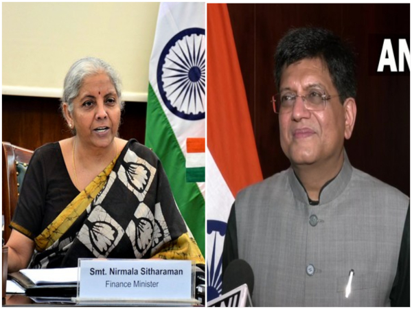 Finance Minister Nirmala Sitharaman, Commerce and Industry Minister Piyush Goyal (Photo/ANI)