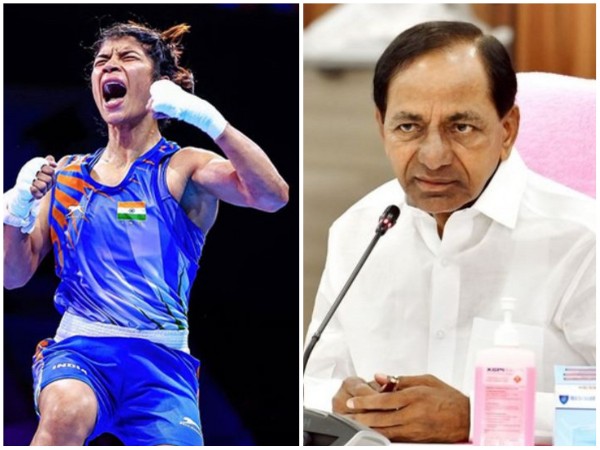 Telangana CM lauds Boxer Nikhat Zareen on her gold medal win (Photo/ANI)