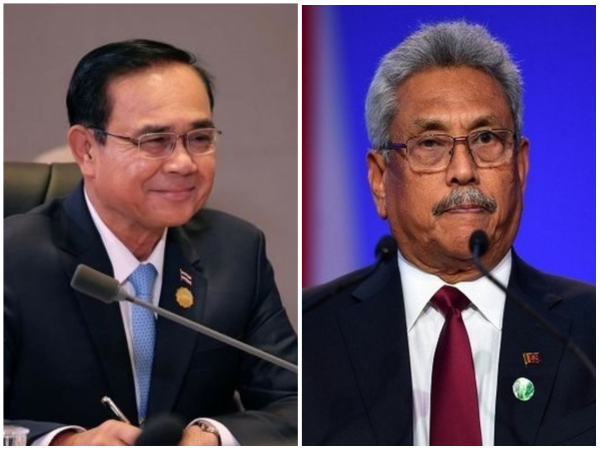 Thai Prime Minister Prayut Chan-o-cha and Former Sri Lankan president Gotabaya Rajapaksa (File Photo)
