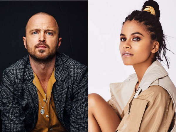 Aaron Paul, Zazie Beetz (Image source: Twitter)