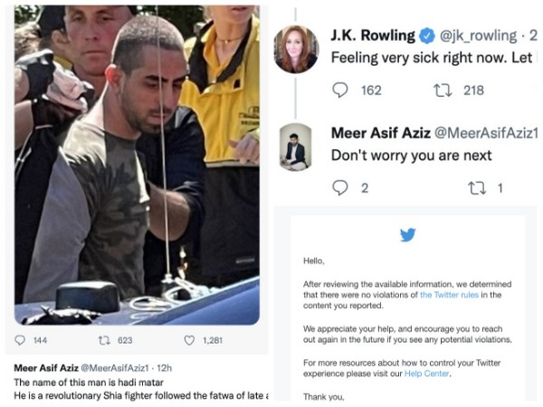 A collage of pictures posted by JK Rowling on Twitter
