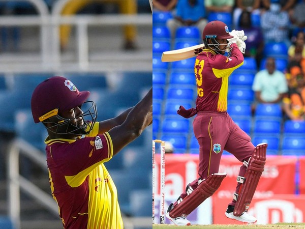 Shamarh Brooks and Brandon King (Photo: Windies Cricket/ Twitter)