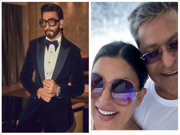 Sushmita Sen, Lalit Modi, Ranveer Singh (Image source: Twitter)