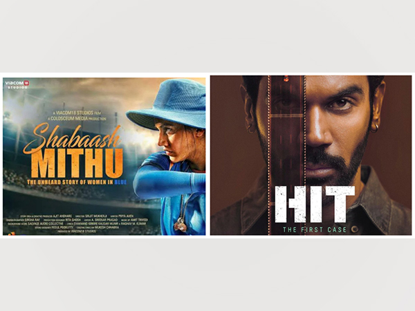 Posters of HIT and Shabaash Mithu (Image source: Twitter)