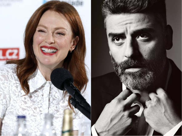 Julianne Moore and Oscar Isaac (Image source: Twitter)