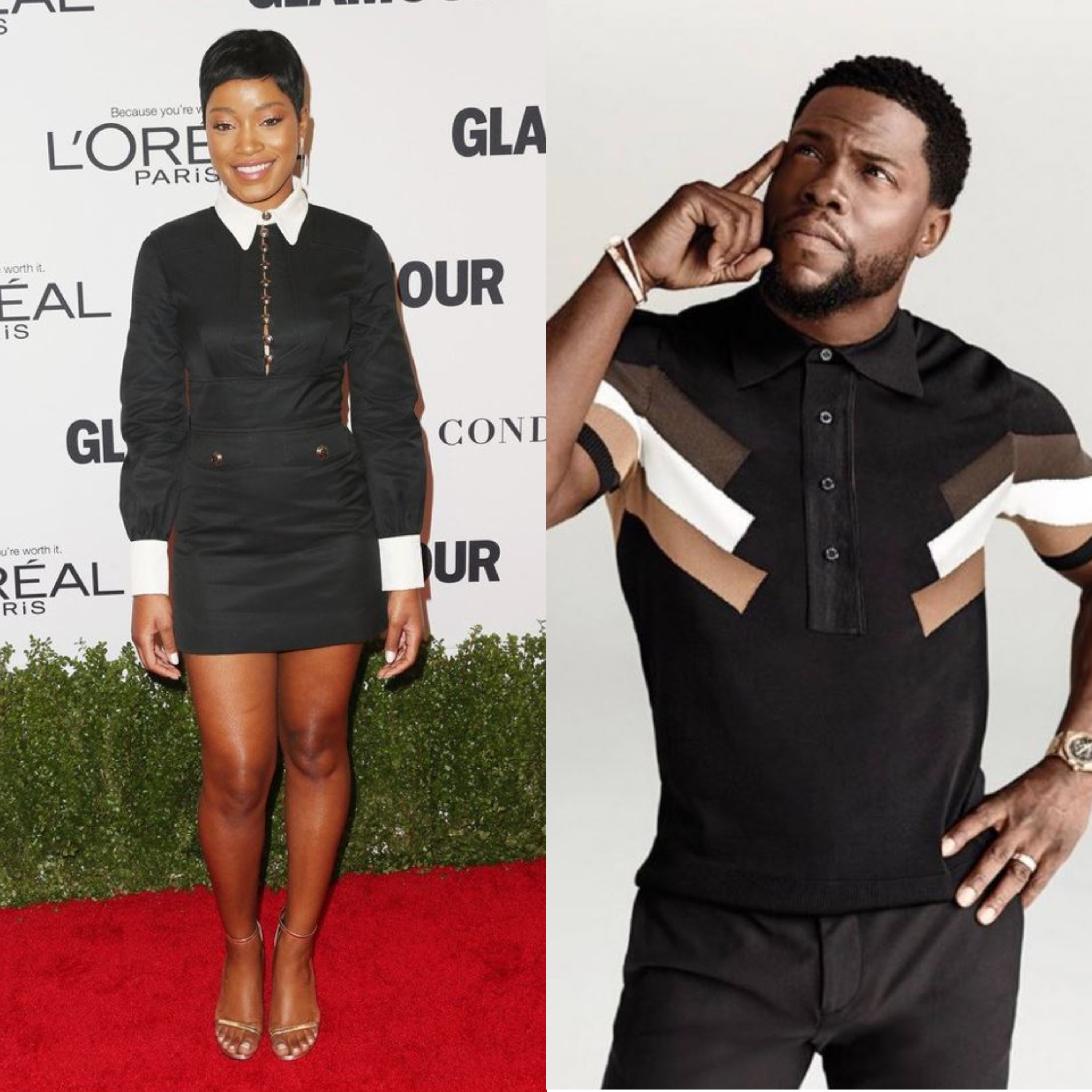 Keke Plamer, Kevin Hart (Image source: Twitter)