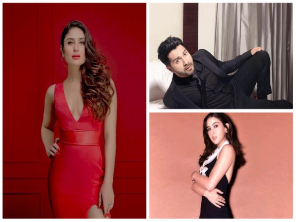 Kareena Kapoor Khan, Sara Ali Khan, Varun Dhawan (Image source: Instagram)
