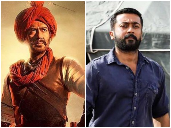 Suriya, Ajay Devgn share 'Best Actor' award in the 68th National Film Awards.