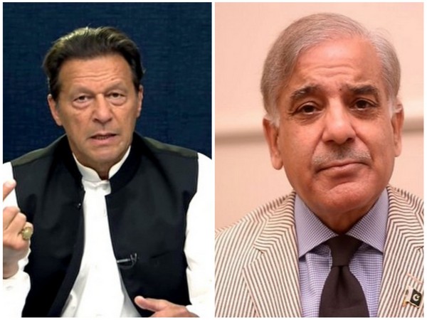 Pakistan PTI Chief Imran Khan (Left), PM Shehbaz Sharif (Right) (File Image))