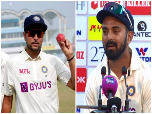 Kuldeep Yadav and KL Rahul (File Photo)