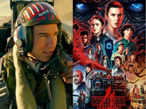Top Gun: Maverick, Stranger Things (Image source: Twitter)