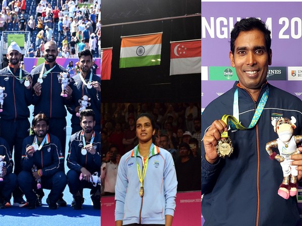 Indian men's hockey team, PV Sindhu and Sharath Kamal (Photo: Team India/ Twitter)