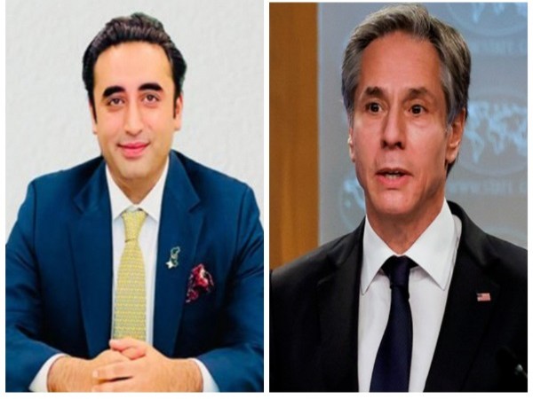Pakistani Foreign Minister Bilawal Bhutto Zardari and US Secretary of State Antony Blinken 