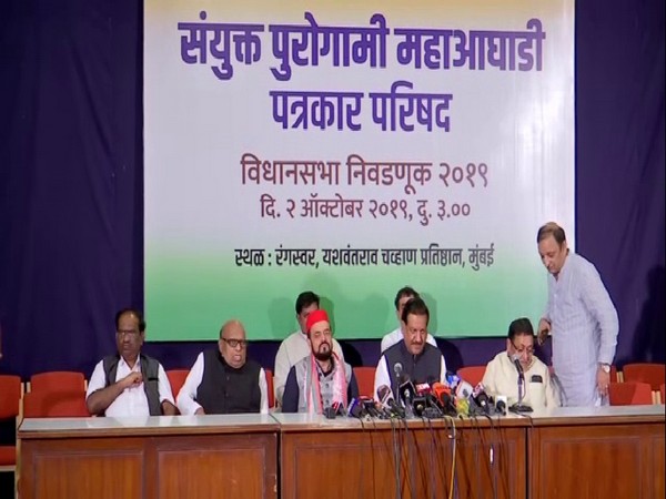 Congress, NCP and SP hold joint press conference