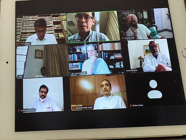 The Congress Parliamentary Strategy Group meeting on Tuesday