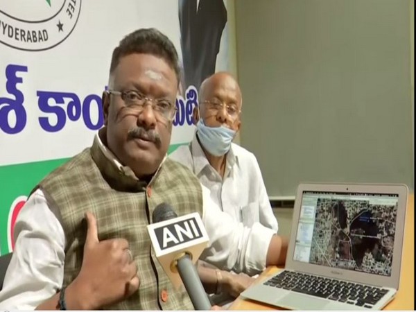 Congress leader Sravan Dasoju speaking to ANI on Saturday. Photo/ANI