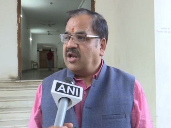 Congress leader Durgesh Sharma speaking to ANI. Photo/ANI