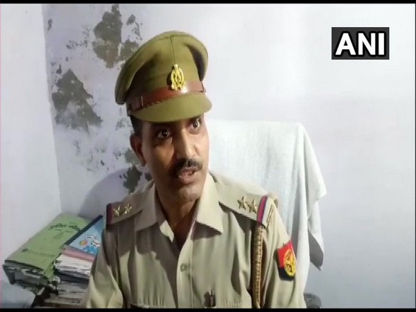 Kasganj Police Station in-charge SP Singh . Photo/ANI