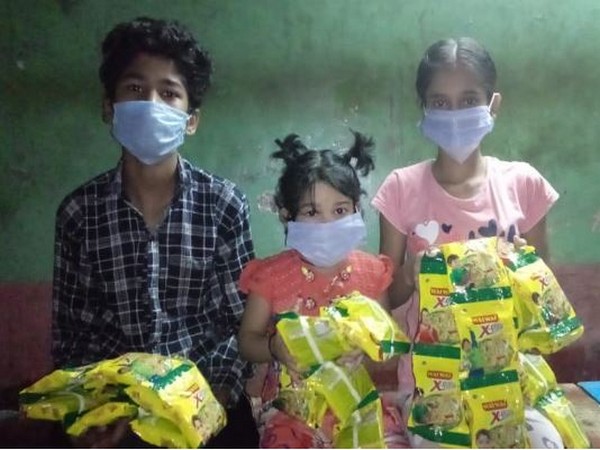 Relief material distribution at GB Road in collaboration with the Delhi Commission for Women