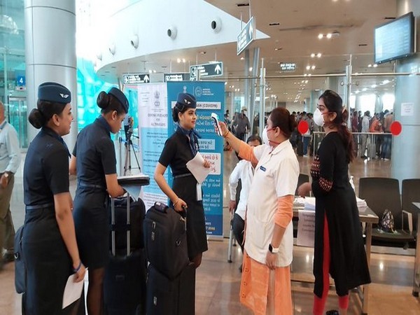 Visual from Sardar Vallabhbhai Patel International Airport in Ahmedabad.