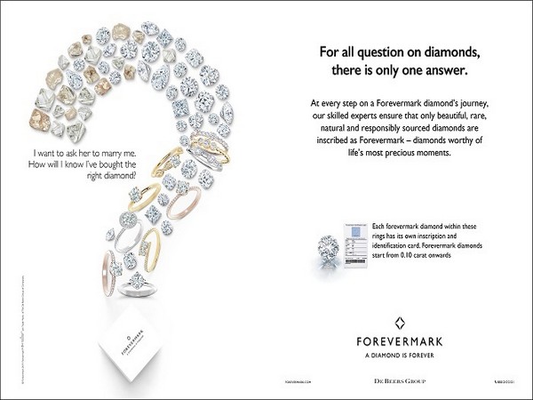 The #TrustForevermark print campaign