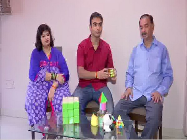 Chinmay Prabhu with his parents talking exclusively to ANI