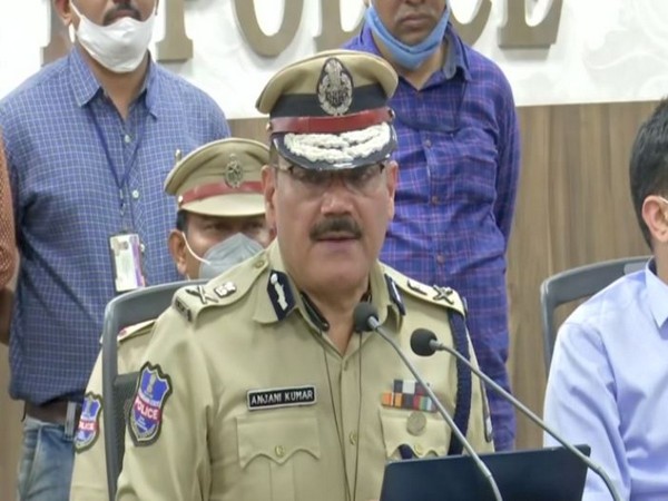 Anjani Kumar, police commissioner of Hyderabad city (Photo ANI)