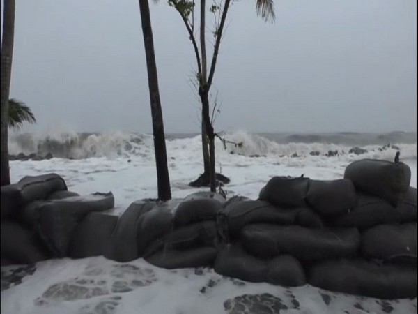 Cyclone 'Maha' Kerala coast. Photo/ANI