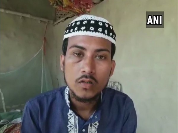 Hafij Mohammed Shahrukh Halder speaking to ANI. Photo/ANI