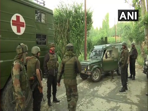 Jammu and Kashmir: Exchange of fire between terrorists and security forces at Kralpora area in Budgam district. (Visuals deferred by unspecified time)