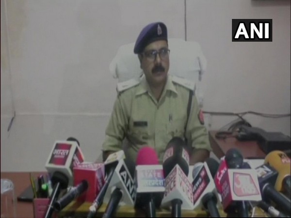 Assistant Superintendent of Police (ASP) Madhuban Singh speaking to reporters. Photo/ANI