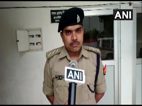 Lucknow Circle Officer speaking to ANI in Lucknow on Monday. Photo/ANI