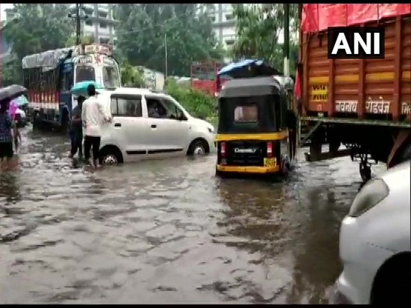 Waterlogged streets in Bhiwandi, Thane