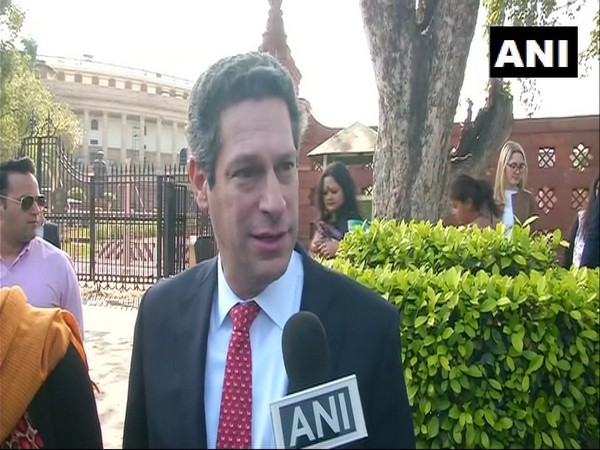 Facebook Vice-President, Joel Kaplan talking to ANI om Wednesday(Photo/ANI)