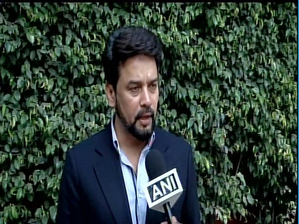 Chairman, Parliamnetary Committee on Information Technology, talking to ANI on Wednesday. (Photo/ANI)