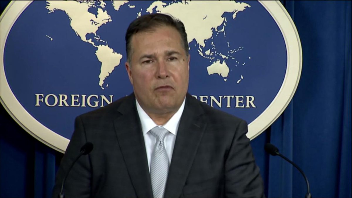 United States Assistant Secretary for Diplomatic Security Michael T. Evanoff during a media briefing on Thursday