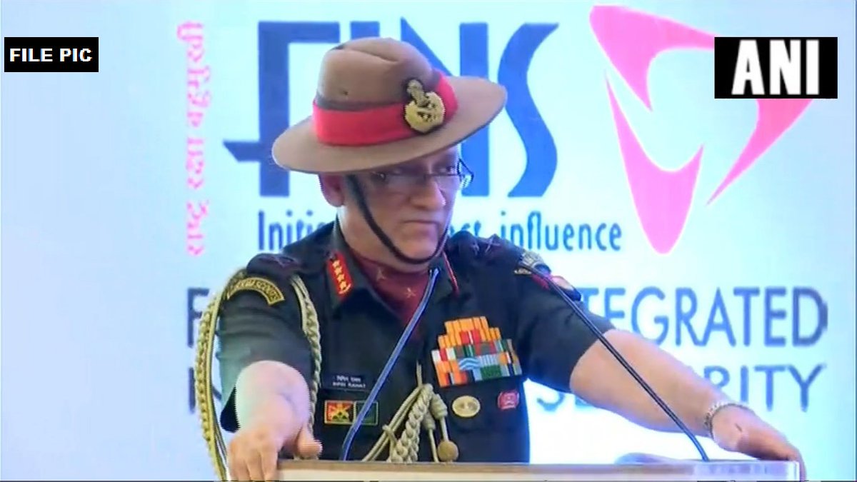 Indian Army Chief General Bipin Rawat (File photo)