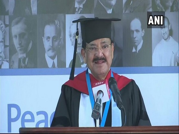 Vice President Venkaiah Naidu conferred an an Honorary Doctorate by the University for Peace