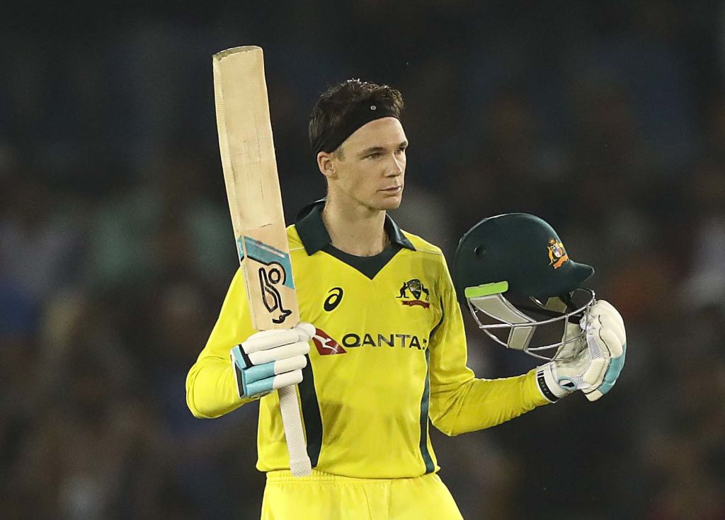 Australia's middle-order batsman Peter Handscomb (Courtesy BCCI Twitter)