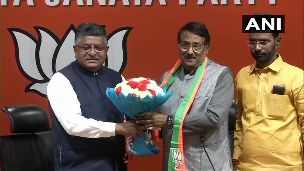 Congress leader Tom Vadakkan joined BJP on Thursday Photo/ANI