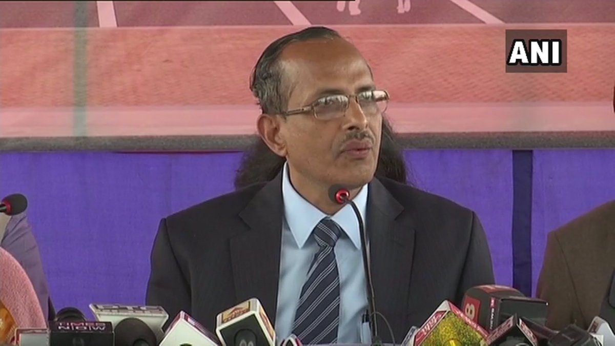 SCL Das, Joint Secretary, Ministry of Home Affairs, talking to media persons at Attari in Amritsar after a delegation level meeting with Pakistan officials on Kartarpur corridor on Thursday. Photo/ANI