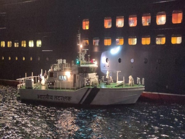 Indian Coast Guard ship used to evacuate a critically ill British national off the coast of Goa