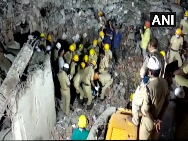 Visuals from the incident site in Karnataka's Dharwad [Photo/ANI]
