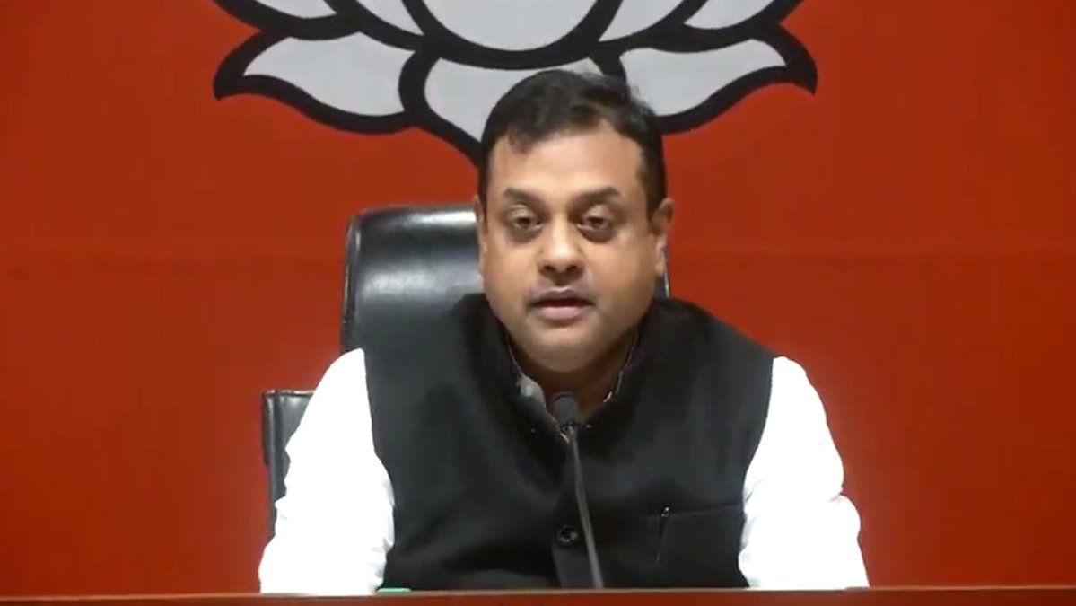 BJP national spokesperson Sambit Patra speaking to media persons in New Delhi on Sunday. Photo/ANI