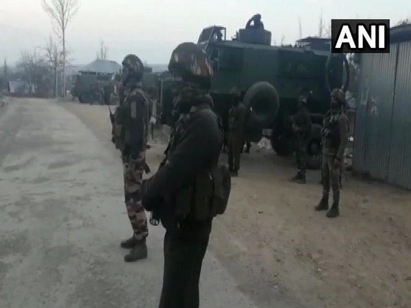 Visuals from the site where encounter broke out in Shopian